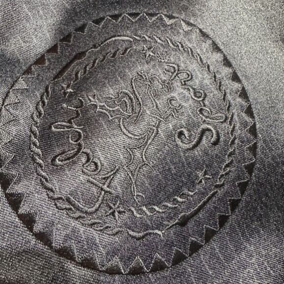 Falchi Sport Black Shoulder Tote Bag Logo Smooth Canvas Patent Leather Straps - Picture 2 of 16